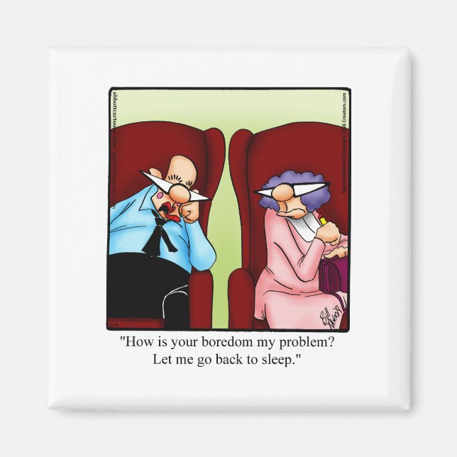 Amour drôle et mariage Humour aimant (Devant)