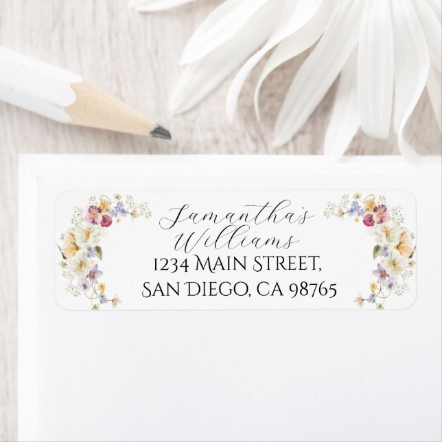 Amour en fleurs Fête de mariage rustique Wildflowe (En situation)