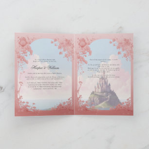 Amour enchanté : Un Faire-part de mariage de conte
