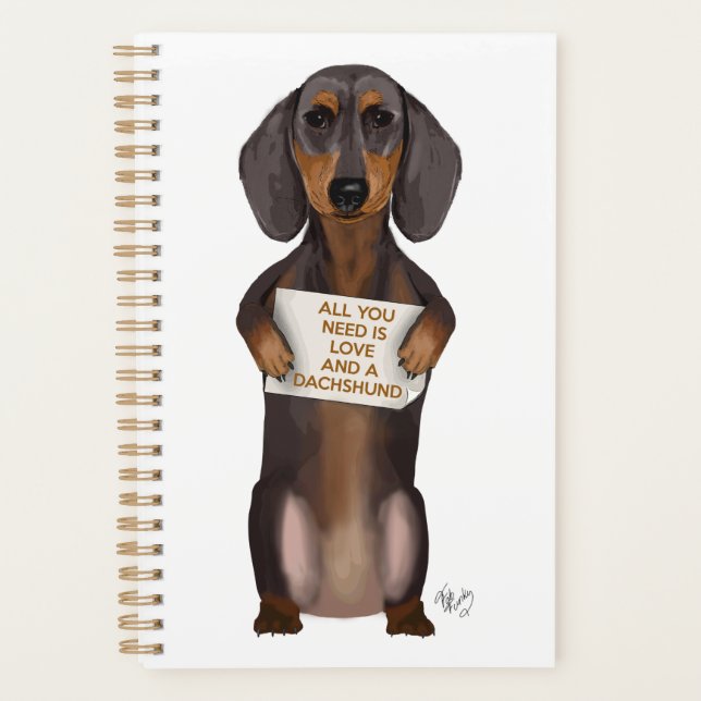 Amour et Dachshund (Devant)