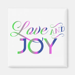 Amour Et Joie Magnet Coloré