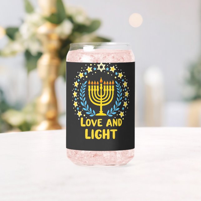 Amour et lumière Menorah juive Hanoukka Holiday (Insitu (Mariage))