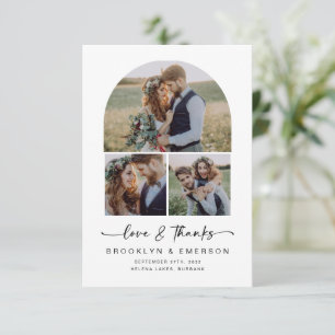 Amour et merci à l'arc moderne 3 Photos Mariage