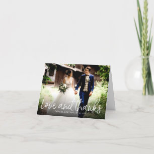 Amour Et Merci Chic Mariage Merci Photo