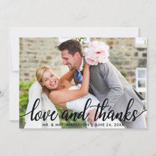 Amour et merci Mariage moderne M. et Mme Card