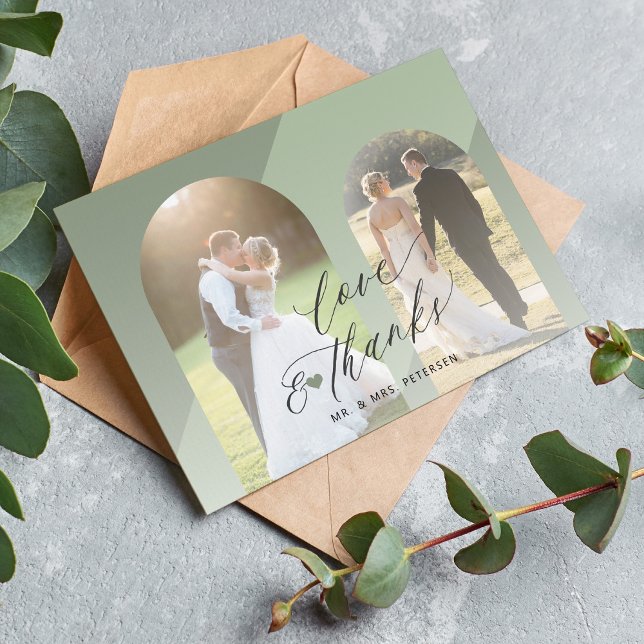 Amour et merci mariage photo arc (Créateur téléchargé)