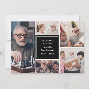 Amour et Merci modernes 6-Photo Funérailles/Bereav