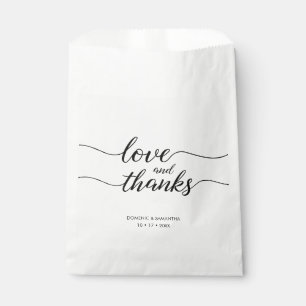 Amour et merci Script Mariage Sacs spéciaux