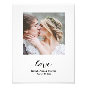 Amour éternel   Impression photo Mariage personnal