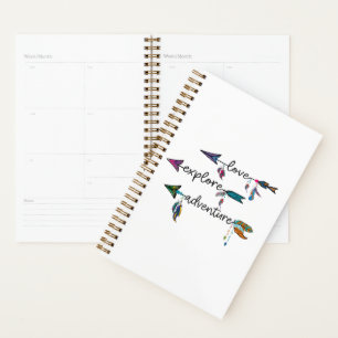 Amour Explore Aventure Arrow Tribal Boho Design