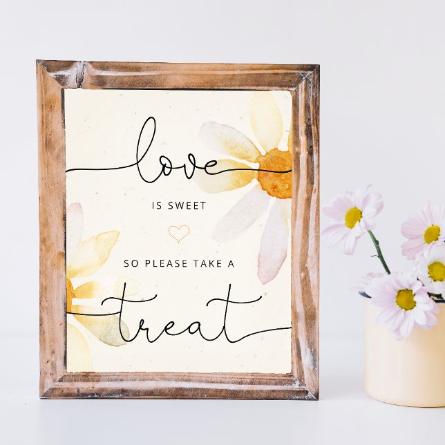 Amour Floral, Douce Affiche de Mariage (Créateur téléchargé)