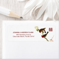 Amour Flourissant Oiseaux & Fleurs Mariage chinois