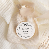 Amour | Illustrated French Bow Wedding