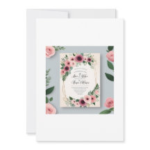 Amour intemporel : Un Faire-part de mariage