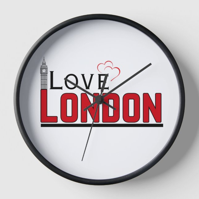amour londres conception nouvelle horloge murale 2 (Recto)