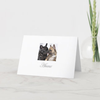 Amour "Love" French Bulldog Greeting Cards