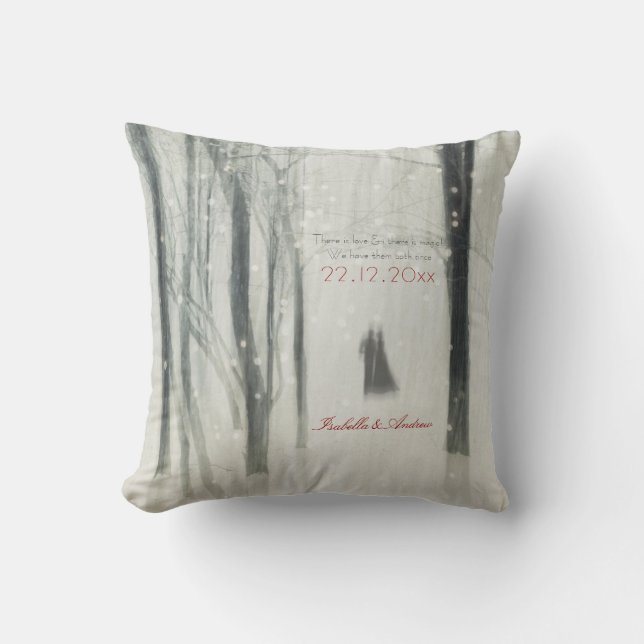 Amour magique - coussin d'anniversaire de mariage (Recto)