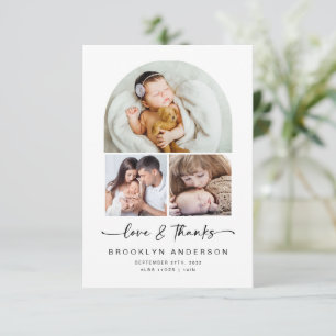 Amour & Merci Arc moderne 3 Photos Baby