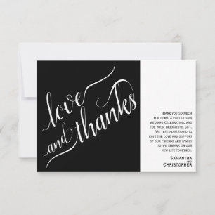 Amour & Merci Minimaliste 2 Volet avec Mariage de 