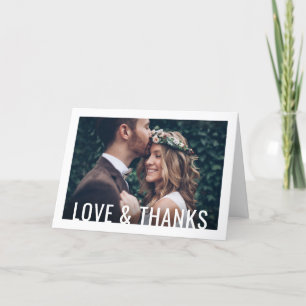 Amour & Merci Modern Simple 2 Photo Follot Mariage
