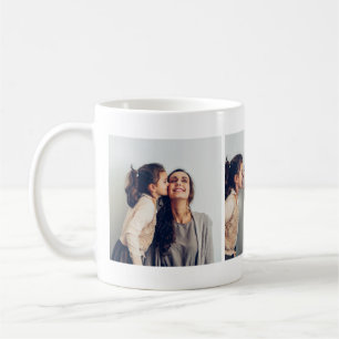 Amour Mère Fille Photo Collage Mug