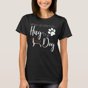 Amour mignon M du T-shirt I de chien d'épagneul de