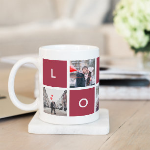 Amour moderne   Photo Collage Mug