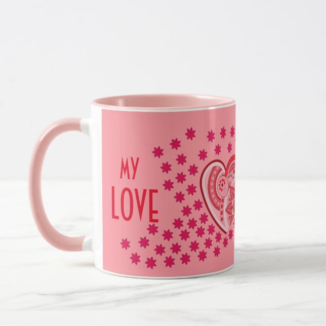 AMOUR MUG POUR PETIT AMI, MARI, AMOUR UN (Gauche)
