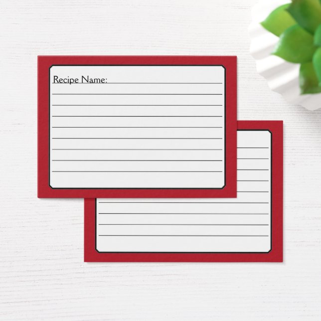 Amour papillon | Bordure rouge couleur solide 5 (Bureau)