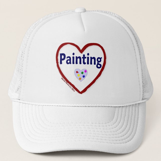 Amour : Peinture - Casquette (Devant)
