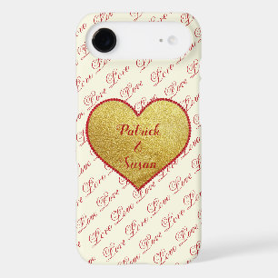 Amour Personnalisé Chic Romantique Coeur Rouge Scr
