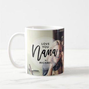 Amour Personnalisé Moderne You Nana Photo Café Mug