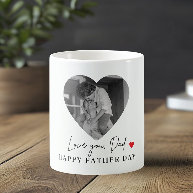 Amour personnalisé You Papa Photo Mug | Cadre card (Créateur téléchargé)