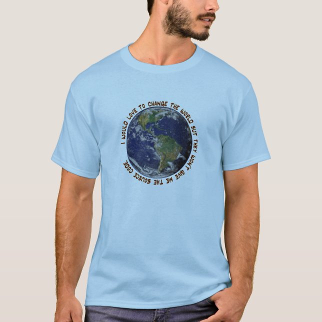 Amour pour changer le T-shirt de code source du (Devant)