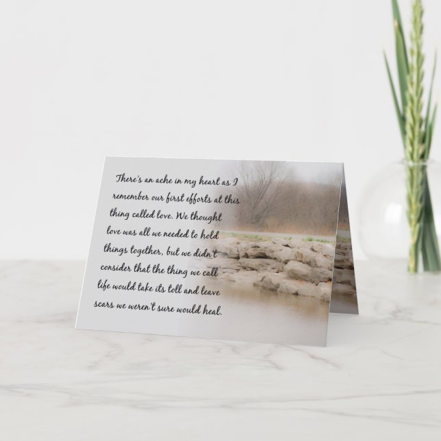 Amour Qui Dure Carte De Voeux (Devant)