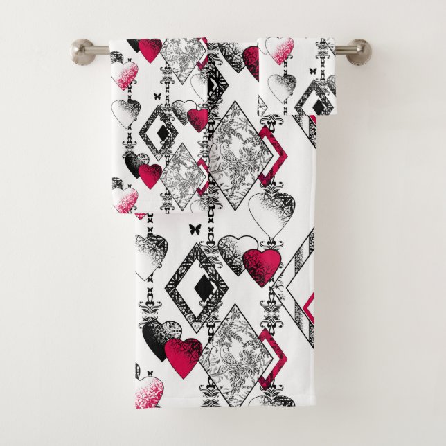 Amour, résille, patchwork (En situation)