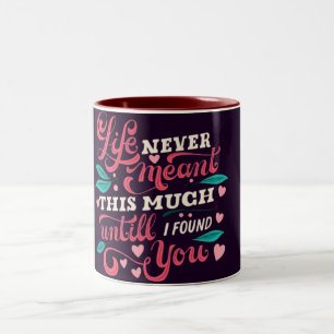 Amour romantique Letter Mug