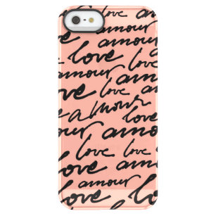 Amour Script Permafrost® iPhone SE/5/5s Case