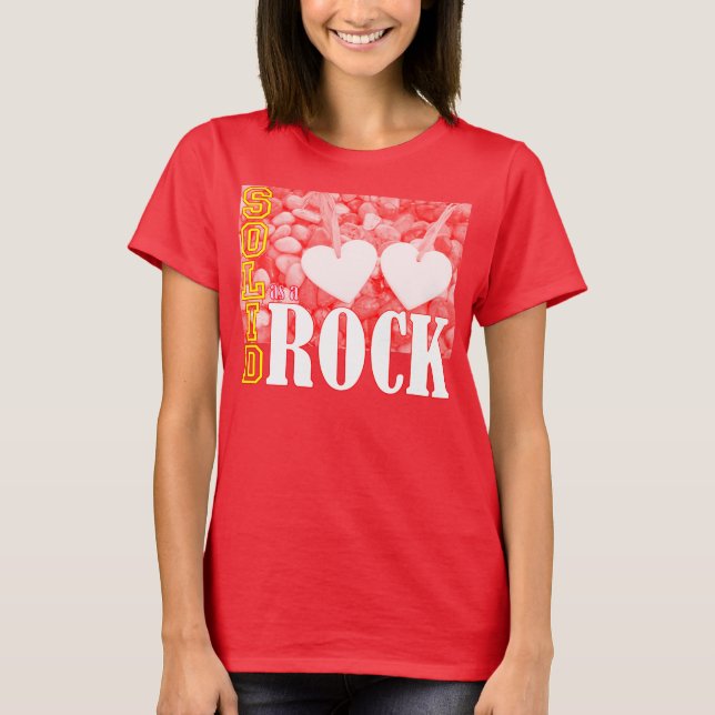 Amour : Solide comme T-shirt de conception de (Devant)