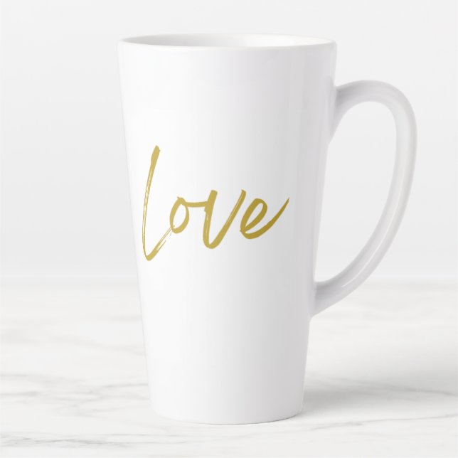 Amour Tall Latte Mug (Droite)