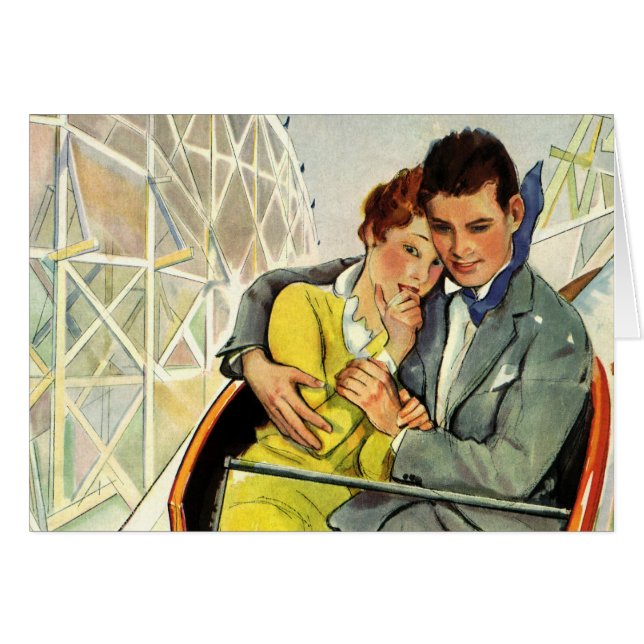 Amour vintage et romance, Roller Dessous de verre  (Devant horizontal)
