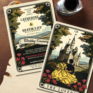 Amour vintage | Faire-part de mariage Tarot