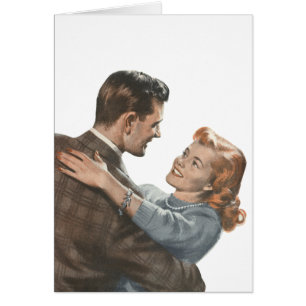 Amour vintage Romance Nouveaux mariés Dansons-nous