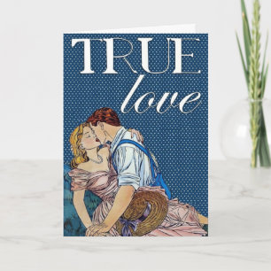 Amour vrai toujours et pour toujours la carte du