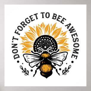 amoureux d'abeilles inspirantes poster