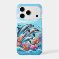 Amoureux de dauphins de plage mignons 