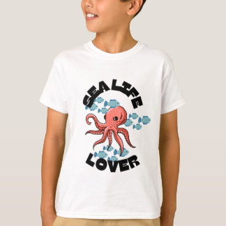 amoureux de la mer pieuvre Enfants T-shirt Basic