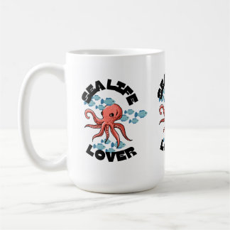 amoureux de la mer poulpe classique Mug