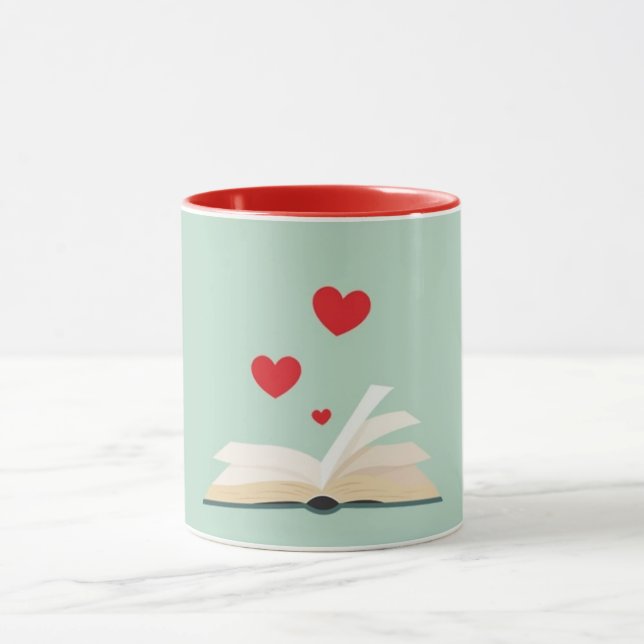 ***AMOUREUX DE LIVRES OU MUG DE BIBLIOTHÈQUE*** (Centre)