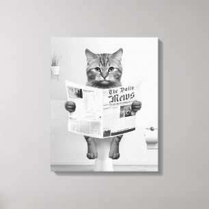 Amoureux des chats Art mural de salle de bain, Cha